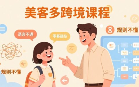 怕语言不通、怕不懂规则？零基础小白也能上手的美客多跨境教程，手把手带你开店变现