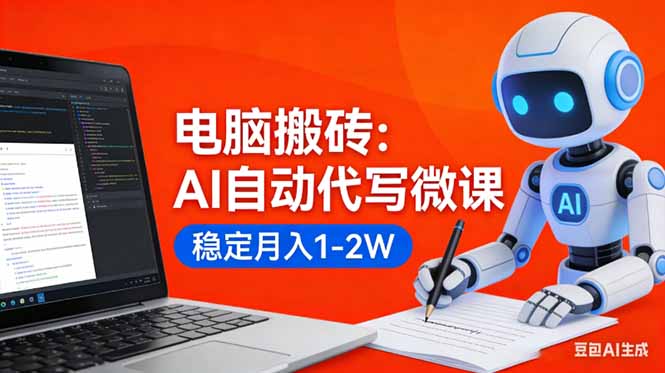 AI代写微课变现实战：接单渠道分享，新手可操作收益攻略！