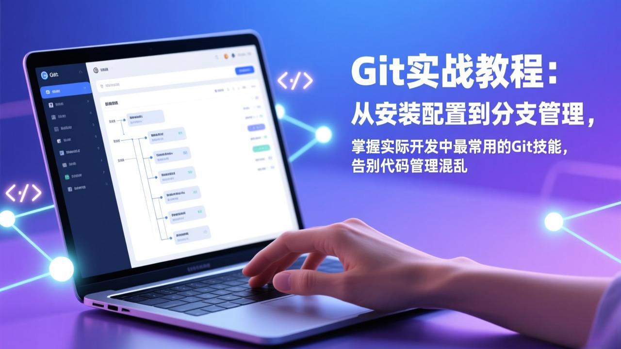 Git实战教程：从安装配置到分支管理，掌握核心技能，探索被动收入方法