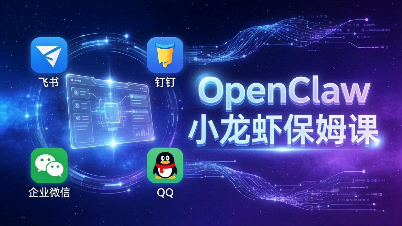 OpenClaw小龙虾保姆课：全系统多平台接入变现实战指南