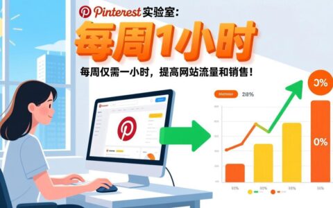 Pinterest实验室：每周一小时流量增长策略，提升网站销售转化