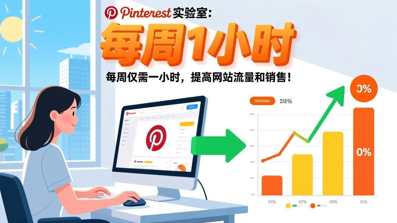 Pinterest实验室：每周一小时流量增长策略，提升网站销售转化