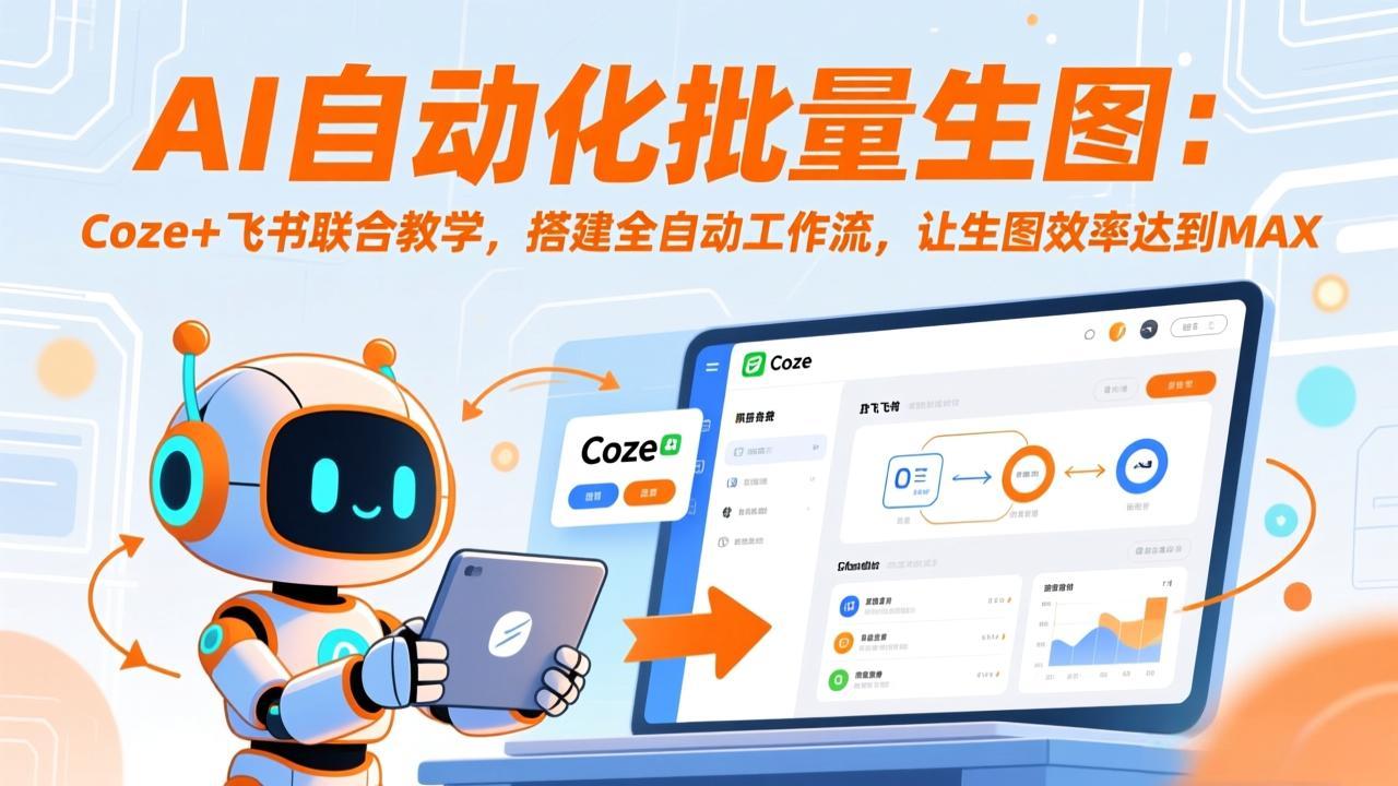 AI自动化批量生图实战指南：Coze+飞书联合教学，搭建高效工作流提升生图效率