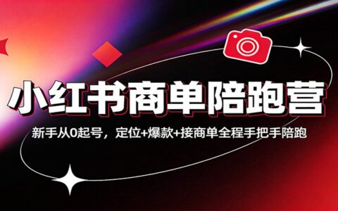 小红书商单变现实战：新手从0起号全程指南，定位+爆款+接单实操