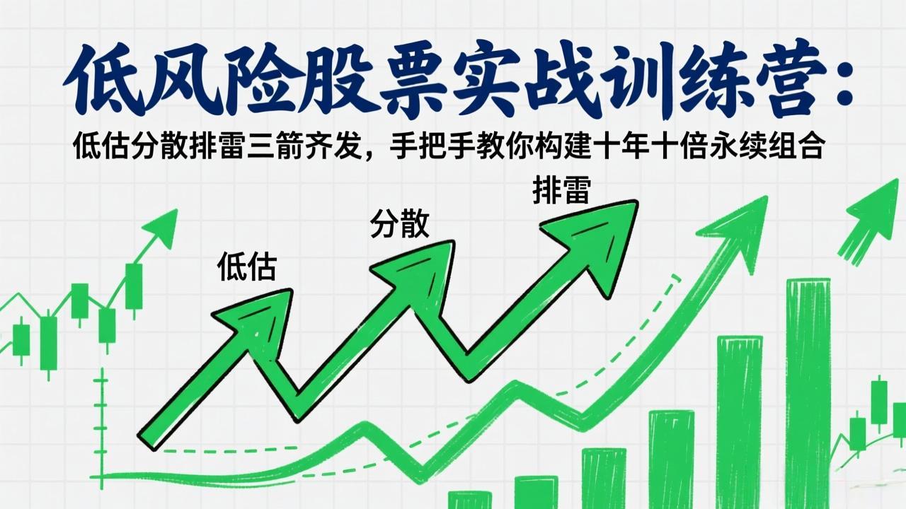 低风险股票投资实战指南：三大核心策略助你构建长期稳健收益组合