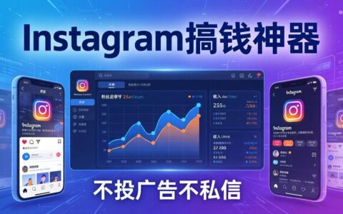 Instagram变现策略：实测涨粉+被动收入方法，免广告私信，靠算法与低价产品
