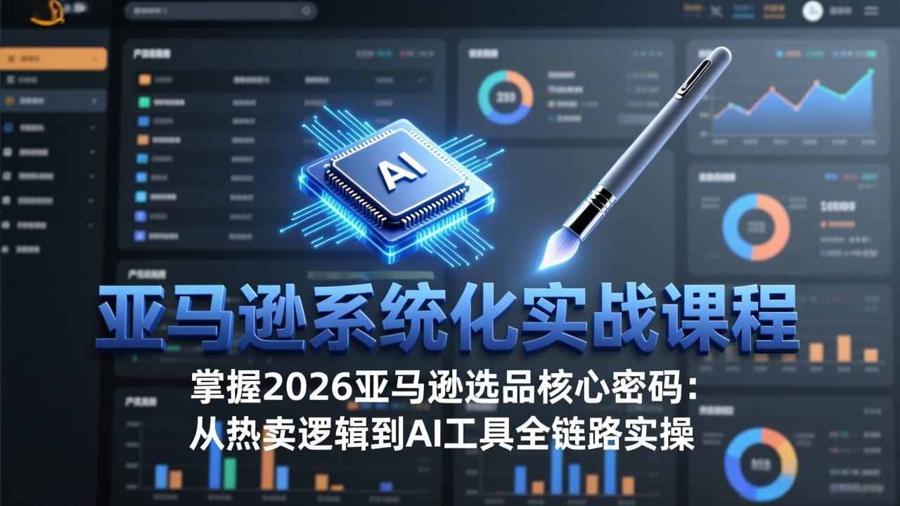 亚马逊选品实操指南-2026最新更新：热卖分析到AI工具应用，提升选品成功率
