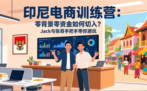印尼电商实战教程：零起点新手入门策略与避坑案例 - Jack与张哥经验分享