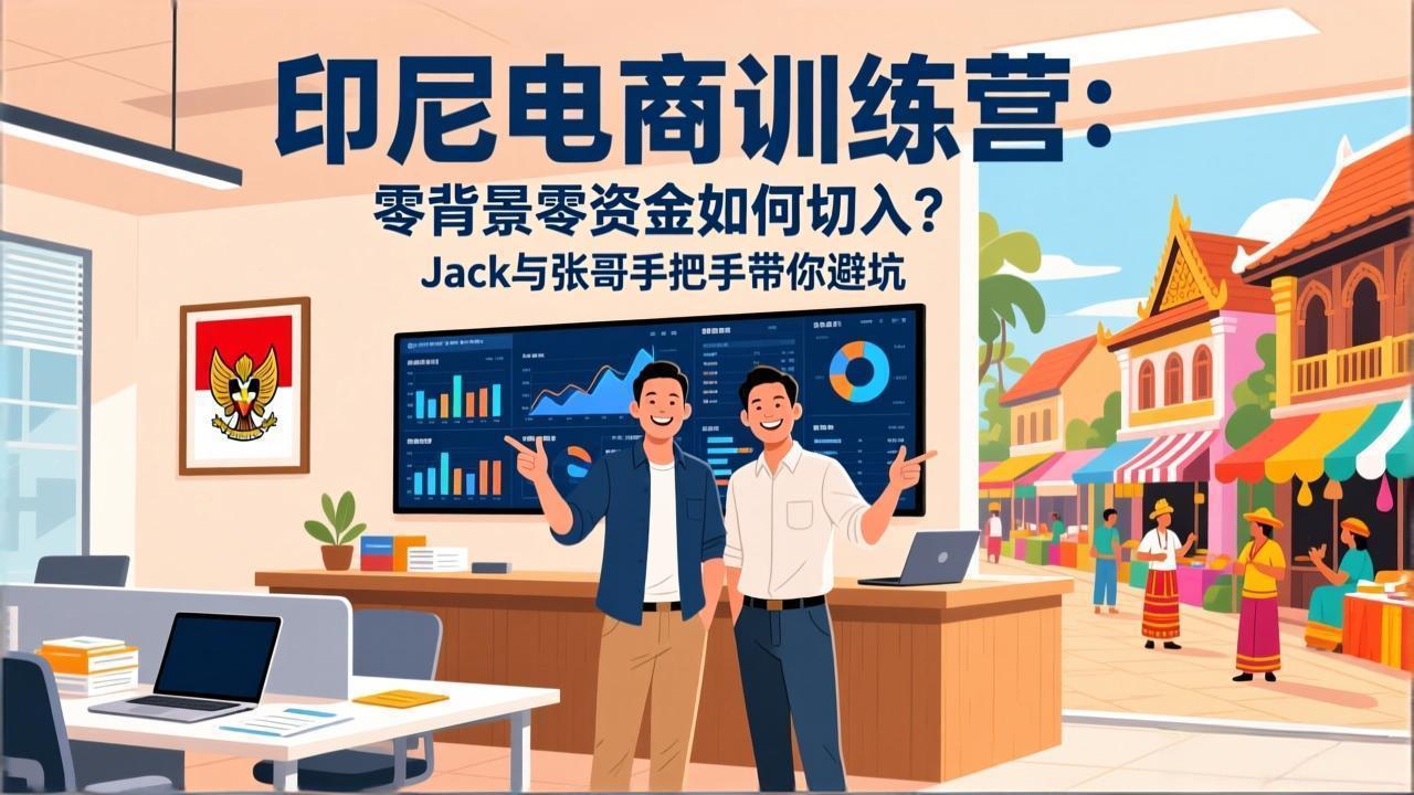 印尼电商实战教程：零起点新手入门策略与避坑案例 - Jack与张哥经验分享