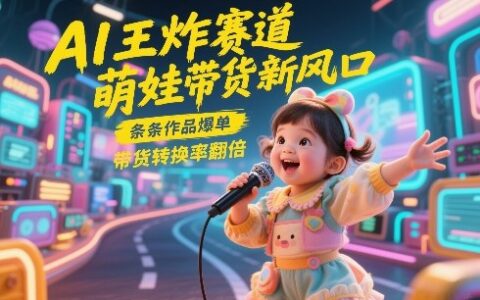 AI+萌娃带货实战案例：高效转化策略与核心逻辑拆解