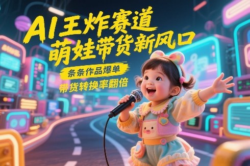 AI+萌娃带货实战案例：高效转化策略与核心逻辑拆解