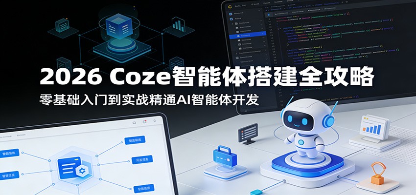 2026 Coze智能体搭建实战指南：零基础入门到AI智能体变现全解析