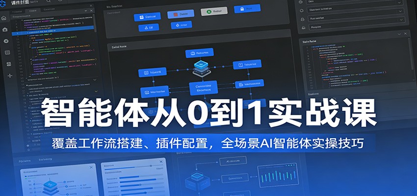 AI智能体从0到1变现实战课：工作流搭建与全场景实操指南