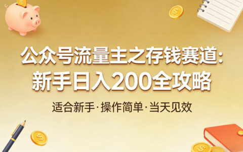 2025公众号流量主变现实战：贴合需求的新手入门指南