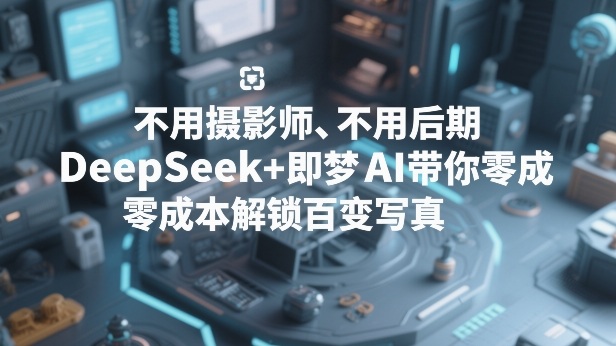 无需摄影师和后期，DeepSeek+即梦AI低成本写真变现实操指南