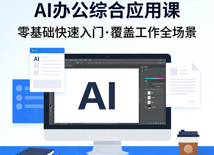 AI办公实战变现课：零基础快速入门，覆盖工作场景的实操指南