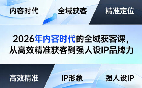 2026年内容时代全域获客实操指南：高效获客与强人设IP品牌打造策略