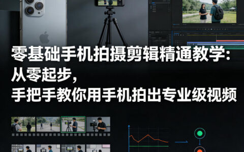 2025手机视频副业实战：零基础到专业剪辑的变现攻略