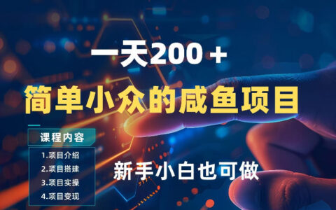 2025一个简单小众的闲鱼变现方法，0门槛新手实操指南