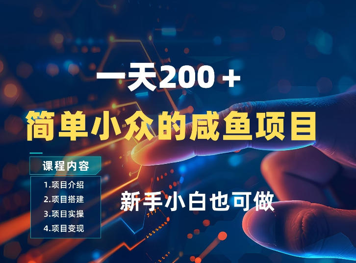 2025一个简单小众的闲鱼变现方法，0门槛新手实操指南