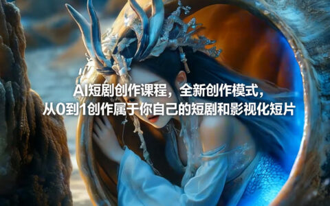 AI短剧创作实战课程：从0到1打造个人短剧变现指南