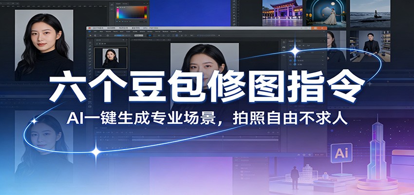 2025六个豆包修图指令：AI一键生成专业场景的变现实战