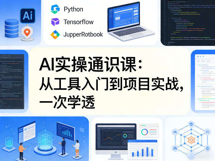 AI实操变现指南：从工具入门到项目实战案例一次掌握