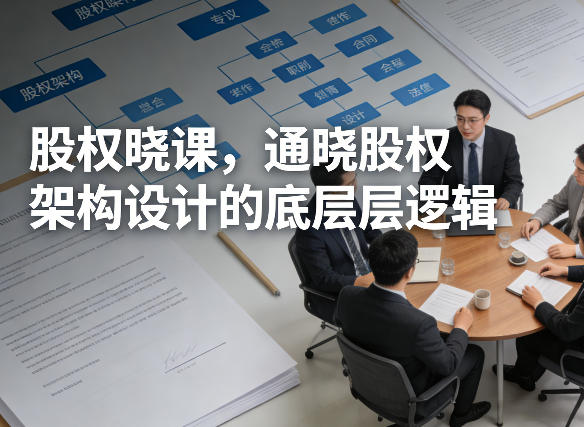 2025股权架构设计实操课：掌握底层逻辑与被动收入策略