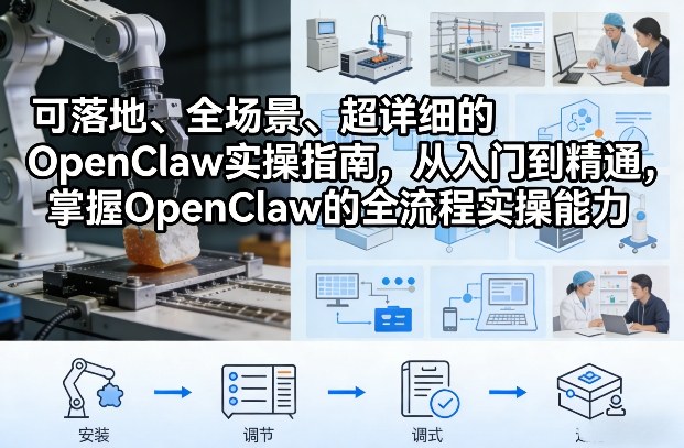 OpenClaw项目实操指南：从入门到精通，掌握全流程变现实战能力