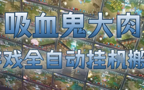 吸血鬼大肉游戏自动化搬砖项目：实测被动收入策略与多窗口实操指南