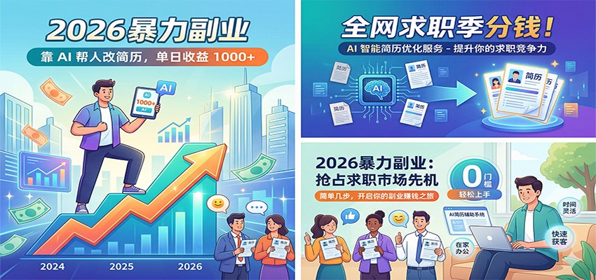 2025AI简历优化变现项目：求职季高效收益实战指南