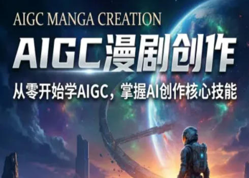 2025AIGC漫剧创作全流程实战教程：从零开始变现攻略