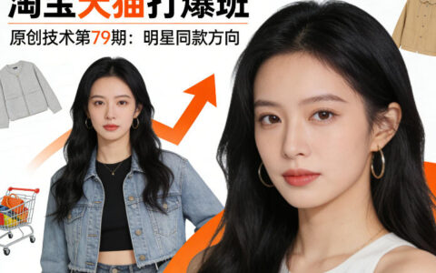 《淘宝天猫课程》原创技术第79期：明星同款变现策略