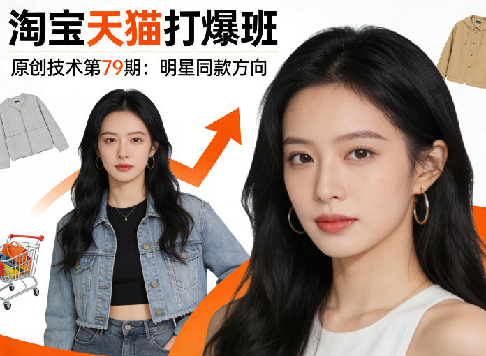 《淘宝天猫课程》原创技术第79期：明星同款变现策略