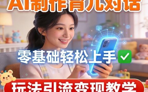 2025AI育儿对话制作：零基础引流变现实战指南