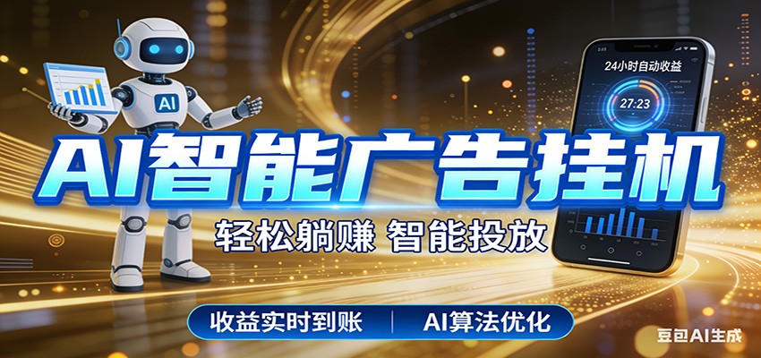 智能广告项目实战：利用碎片化时间打造被动收入，AI辅助持续盈利