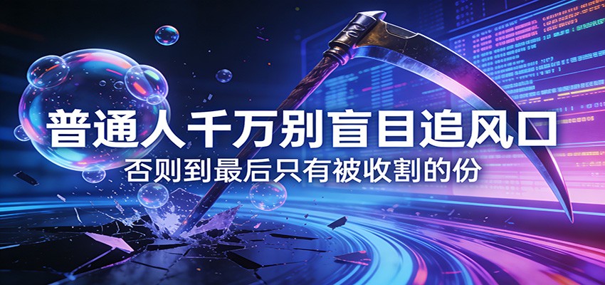 普通人避免盲目追风口的实战策略：实测案例与避坑指南