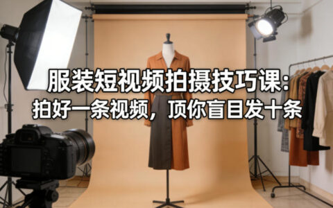 2025服装短视频拍摄技巧课：一条视频高效变现实战攻略