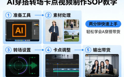 AI穿搭视频制作SOP流程拆解：快速上手变现实战指南