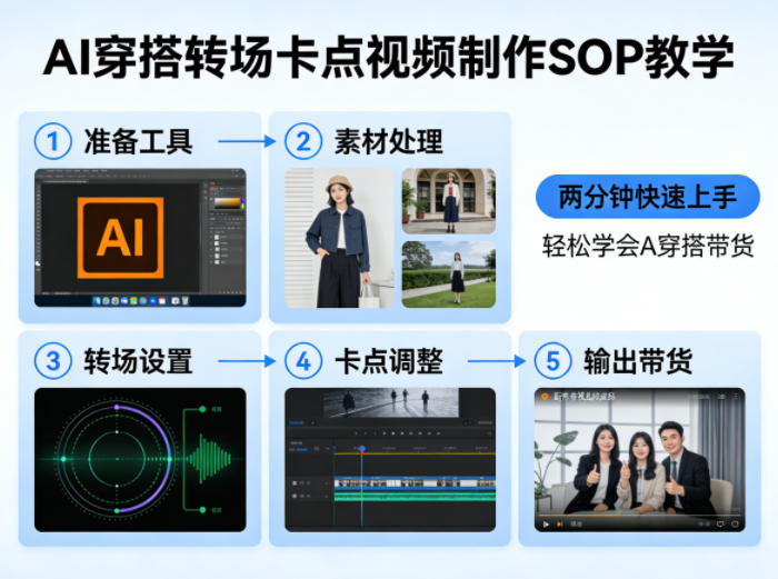 AI穿搭视频制作SOP流程拆解：快速上手变现实战指南