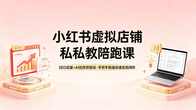 小红书虚拟店铺变现实操指南：SEO流量与AI创作双驱动，闭环实战策略