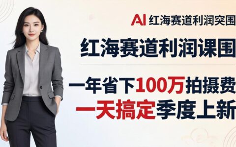 服装老板AI模特图实战：节省百万拍摄费，高效季度上新，红海市场利润突围案例