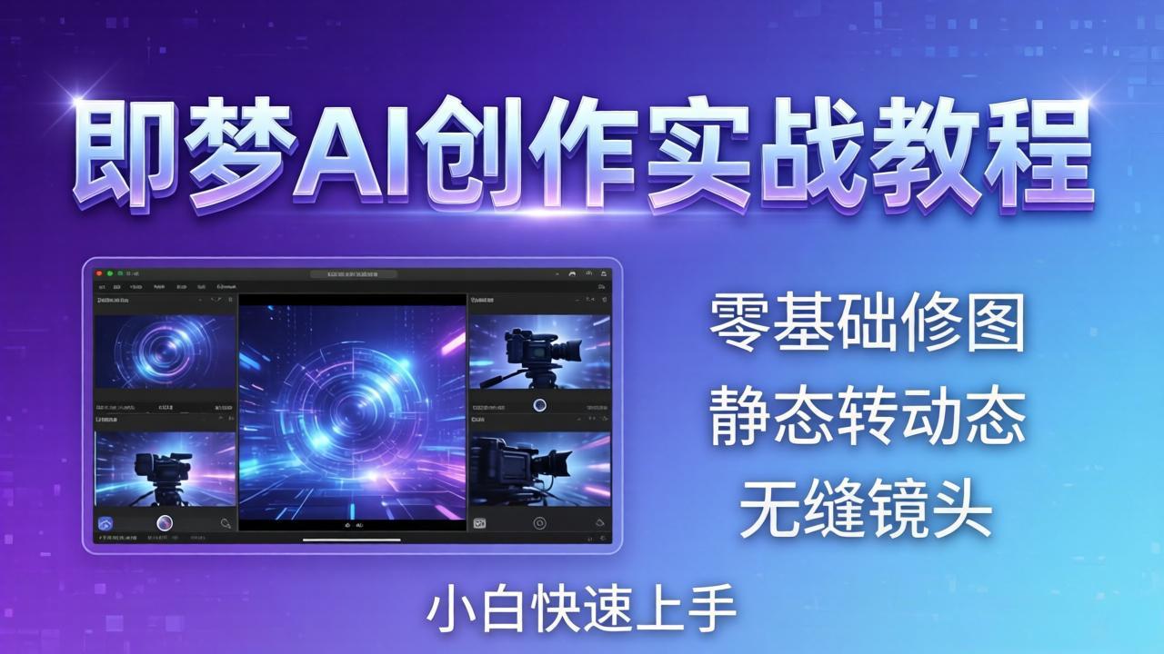 [即梦AI创作变现教程：零基础掌握动态视频技巧，新手友好实战指南]