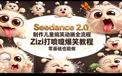 Seedance 2.0 儿童搞笑动画制作全流程变现教程｜零基础实操指南