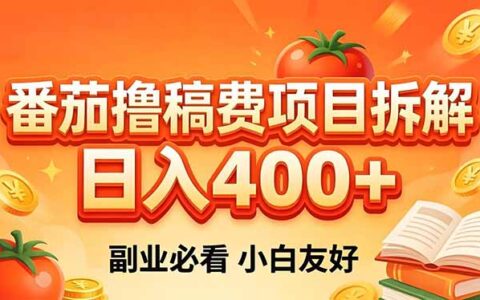 番茄撸稿费项目拆解：2026副业增收实战指南，新手零门槛入门策略