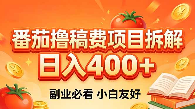 番茄撸稿费项目拆解：2026副业增收实战指南，新手零门槛入门策略