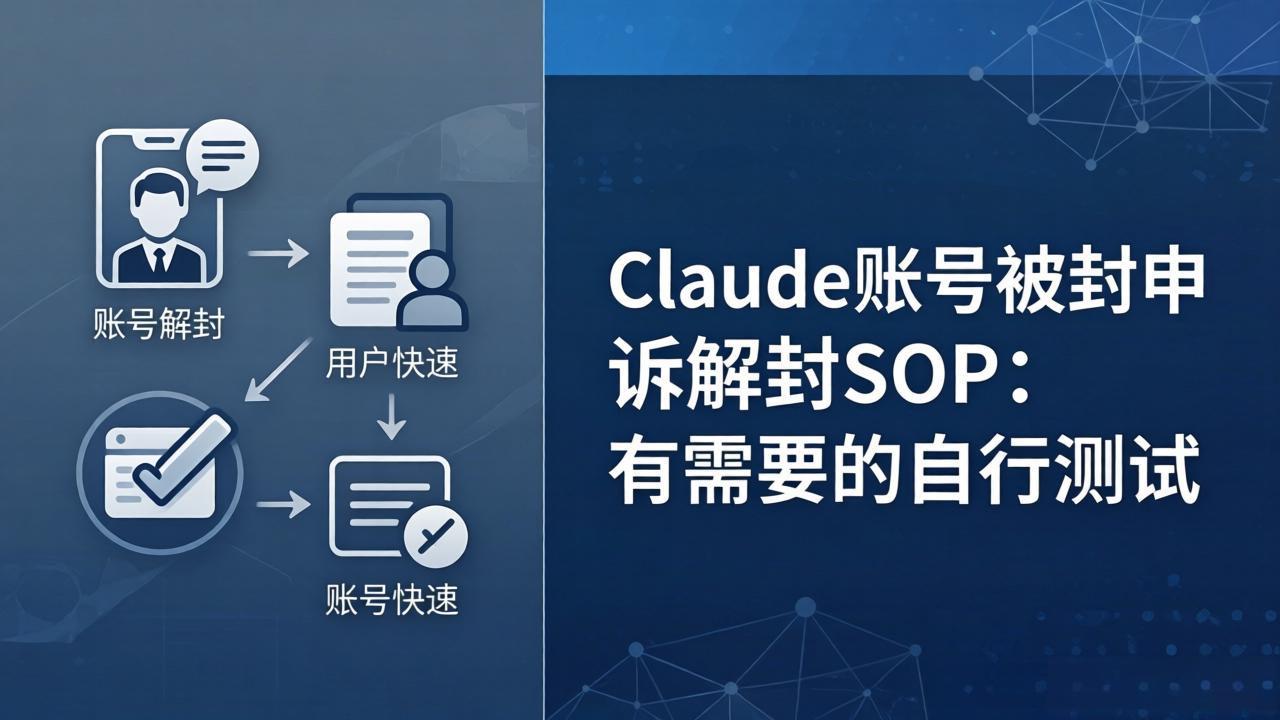 2025Claude账号解封实测有效的操作流程