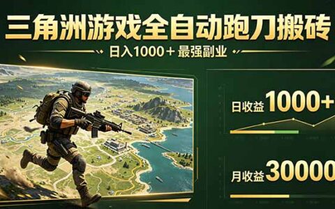 2025三角洲被动收入项目实操指南