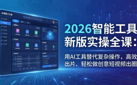 2026智能工具新版实操指南：AI工具简化操作，高效产出创意短视频变现策略