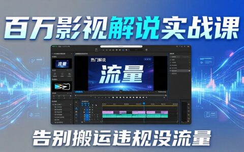 影视解说实战教程：AI文案+配音+剪映，高效制作热门视频的变现思路
